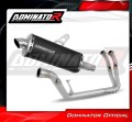 kompletní výfukový systém s tlumičem DOMINATOR Full System P7 černý pasuje na motocykl Benelli TRK 702 / TRK 702X 2023   2024 2
