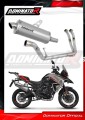 kompletní výfukový systém s tlumičem DOMINATOR Full System titanový P7 pasuje na motocykl Benelli TRK 702 / TRK 702X 2023   2024