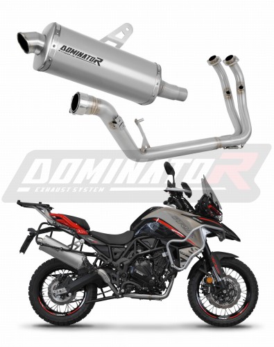 kompletní výfukový systém s tlumičem DOMINATOR Full System titanový P7 pasuje na motocykl Benelli TRK 702 / TRK 702X 2023   2024 5