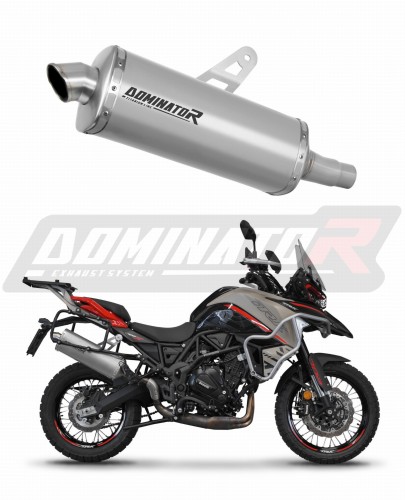 výfuk tlumič výfuku DOMINATOR titanový P7 pasuje na motocykl Benelli TRK 702 / TRK 702X 2023   2024 5