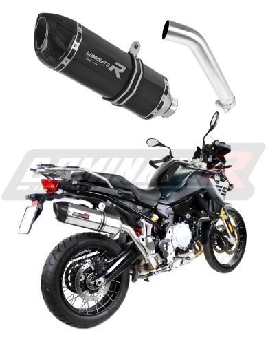 výfuk tlumič výfuku DOMINATOR homologovaný černý HP1 pasuje na motocykl BMW F850GS Adventure 2016   2020