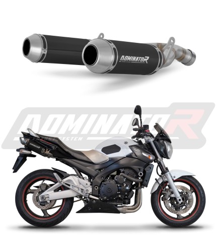 výfuk tlumič výfuku DOMINATOR OV G2 černý pasuje na motocykl Suzuki GSR 600 2006   2011