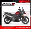 exhaust muffler DOMINATOR P7 BLACK fits the motorcycle Suzuki DL 1000 V Strom 2014   2016 4