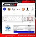 Suzuki V-Strom 800 / DE 2023 - 2024  EXHAUST Collector Manifold Full System Muffler Auspuff Sportauspuff Silencer Echappement Silencieux Scarico Scarichi Escape Wydech Tłumik MX2  BLACK Dominator Exhaust System 3
