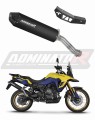 výfuk tlumič výfuku DOMINATOR MX2 černý pasuje na motocykl Suzuki V Strom 800 SE / DE 2023   2024 5