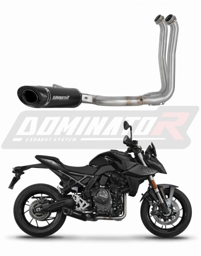 GSX-8S / 8R VÝFUK Svod Sběrné potrubí Kompletní systém Tlumič Sportovní výfuk Tlumič Výfuk HP8 Black Dominator Exhaust System X