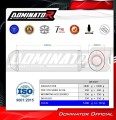 výfuk tlumič výfuku DOMINATOR OVR pasuje na motocykl Honda VTR 1000F Firestorm 2002   2006 3