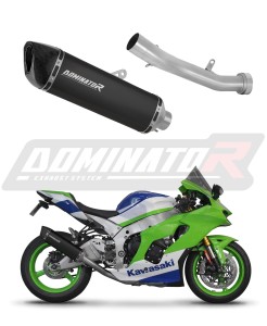 Kawasaki ZX10R / RR 2021 - 2025 výfuk Tlumič HP6 BLACK + dB killer
