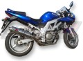 SV 650 N VÝFUK Suzuki Tlumič Výfuk Sportovní výfuk Silencer Echappement Silencieux Scarico Scarichi Escape Výfuk Tlumič KULATÝ 2003 - 2013 DOMINATOR 2