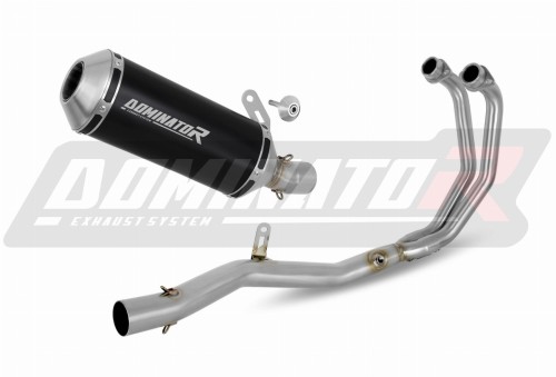 kompletní výfukový systém s tlumičem DOMINATOR Full System OV G2 černý pasuje na motocykl Yamaha MT 03 2020   2023 2