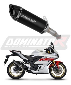 Yamaha YZF-R3 2019 - 2024 výfuk Tlumič HP8 BLACK + dB killer medium