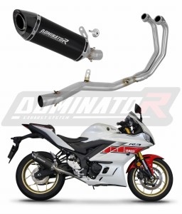 Yamaha YZF-R3 2019 - 2024 Kompletní výfukový systém Tlumič HP8 BLACK + dB killer medium