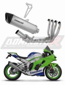 Kawasaki ZX10R / RR 2021 - 2025 Kompletní systém Svod výfuk Titanový tlumič HP6 + dB killer