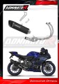 kompletní výfukový systém s tlumičem DOMINATOR RACE Full System HP6 černý pasuje na motocykl Yamaha YZF R7 2021   2024 2