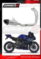 Yamaha YZF R7 2021 - 2024 VÝFUK Kompletní systém Tlumič Sportovní výfuk Koncovka výfuku Sběrač Potrubí Výfuk Tlumič HP8 Titan DOMINATOR