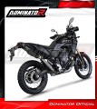 exhaust muffler DOMINATOR MX2 BLACK fits to Yamaha Tenere 700 2019  2020 4