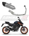 kompletní výfukový systém s tlumičem DOMINATOR Full System titanový HP8 pasuje na motocykl KTM 125 Duke 2024