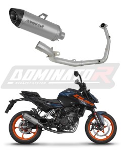 KTM 125 Duke 2024 Full system Kolektor výfuk Titanová koncovka HP8 + dB killer
