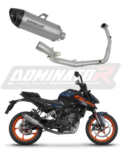kompletní výfukový systém s tlumičem DOMINATOR Full System titanový HP8 pasuje na motocykl KTM 125 Duke 2024