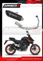 kompletní výfukový systém s tlumičem DOMINATOR Full System HP8 černý pasuje na motocykl KTM 125 Duke 2024  2