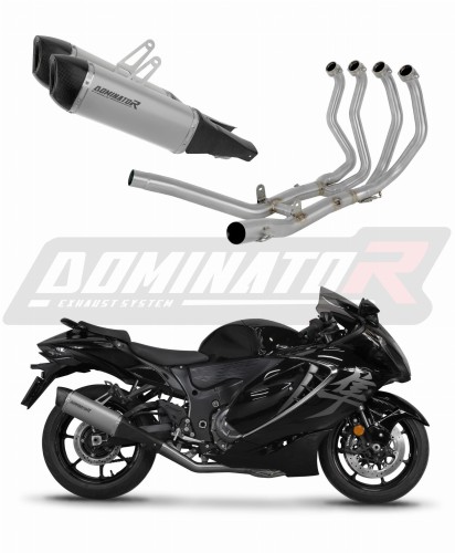 kompletní výfukový systém s tlumičem DOMINATOR Full System titanový HP6 pasuje na motocykl Suzuki GSX 1300 R Hayabusa 2021   2024 6