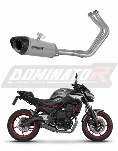 kompletní výfukový systém s tlumičem DOMINATOR Full System titanový HP8 pasuje na motocykl Kawasaki Ninja 650 2023   2026