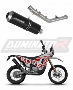 Kove 450 RALLY 2023 - 2025 výfuk tlumič MX BLACK + dB killer
