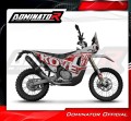 výfuk tlumič výfuku DOMINATOR MX2 černý pasuje na motocykl Kove 450 RALLY 2023   2025 4