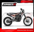 výfuk tlumič výfuku DOMINATOR MX2 černý pasuje na motocykl Kayo K5 300 Enduro 2024   2025 4
