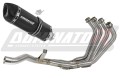 kompletní výfukový systém s tlumičem DOMINATOR Full System HP1 černý pasuje na motocykl Yamaha XJ 6N / S / F 2009   2016