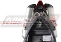 SL 750 Shiver Exhaust Aprilia Muffler Auspuff Sportauspuff Silencer Echappement Silencieux Scarico Scarichi Escape Carbon Tip HP1 BLACK 2007 - 2016 Dominator 3