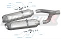 výfuk tlumič výfuku DOMINATOR HP1 černý pasuje na motocykl Aprilia SMV DORSODURO 750 2008   2016 2
