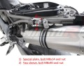 výfuk tlumič výfuku DOMINATOR HP1 černý pasuje na motocykl Aprilia SMV DORSODURO 750 2008   2016 4