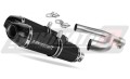 výfuk tlumič výfuku DOMINATOR HP1 černý pasuje na motocykl Aprilia SHIVER 900 2017   2019