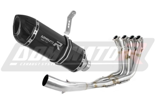 kompletní výfukový systém s tlumičem DOMINATOR Full System HP1 černý pasuje na motocykl BMW S1000RR 2015   2016