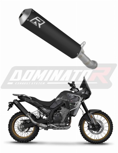 výfuk tlumič výfuku DOMINATOR MX černý pasuje na motocykl Kove 800 X Pro Adventure 2023   2026