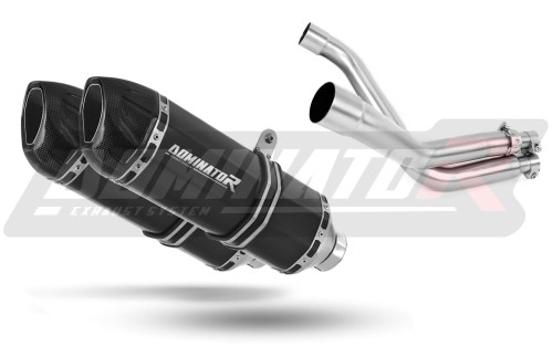 výfuk tlumič výfuku DOMINATOR HP1 černý pasuje na motocykl Honda FMX 650 2005   2009