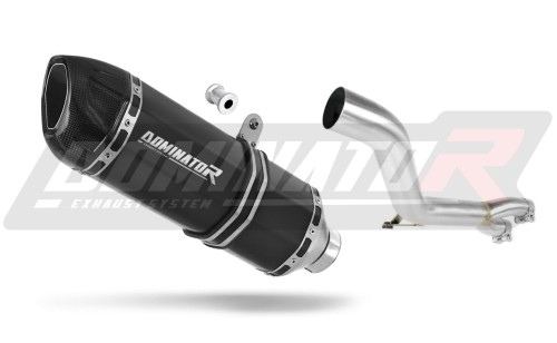 exhaust muffler DOMINATOR HP1 BLACK fits to Honda NT 650 V DEAUVILLE RC47 1998  2005