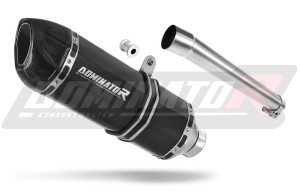 Honda XRV 750 AFRICA TWIN 1996 - 2003 RD07A výfuk tlumič HP1 BLACK + dB killer