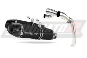 Honda VFR 800 V TEC 2002 - 2013 výfuk tlumič HP1 BLACK + dB killer