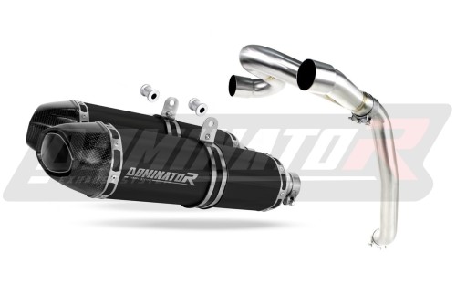 exhaust muffler DOMINATOR HP1 BLACK fits to Honda VFR 800 V TEC 2002  2013