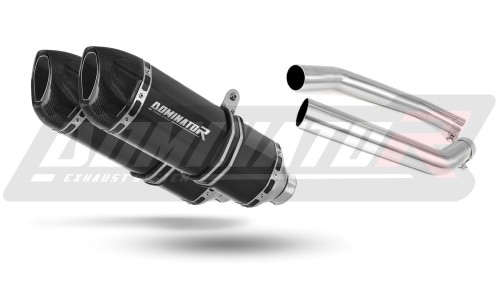 výfuk tlumič výfuku DOMINATOR HP1 černý pasuje na motocykl Honda VTR 1000 SP2 2002   2006