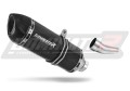 exhaust muffler DOMINATOR HP1 BLACK fits the motorcycle Kawasaki ZX6R 636 2009   2016
