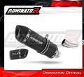 výfuk tlumič výfuku DOMINATOR homologovaný HP1 černý pasuje na motocykl Kawasaki ZX6R 636 2009   2016 2