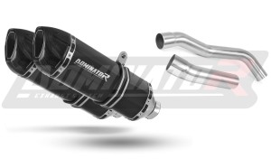 Kawasaki Z1000 2007 - 2009 výfuk tlumič HP1 BLACK + dB killer