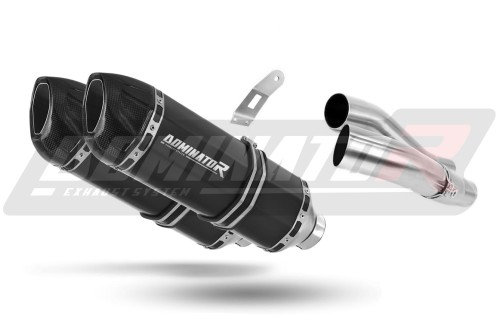 Z 1000 SX EXHAUST Kawasaki Muffler Auspuff Sportauspuff Silencer Echappement Silencieux Scarico Scarichi Escape Wydech Tłumik HP1 BLACK CARBON 2017 - 2019 Dominator x