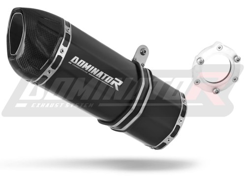 exhaust muffler DOMINATOR HP1 BLACK fits the motorcycle Kawasaki ZRX 1100