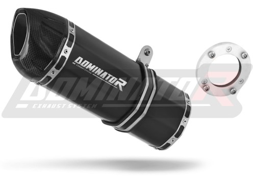 ZX12R EXHAUST Kawasaki Muffler Auspuff Sportauspuff Silencer Echappement Silencieux Scarico Scarichi Escape Wydech Tłumik Carbon Tip HP1 BLACK 2000 - 2005 Dominator x
