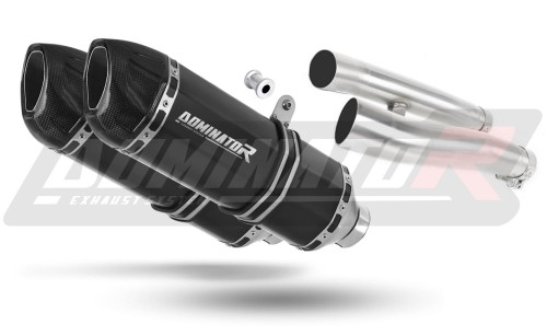 wydech tłumik DOMINATOR HP1 CZARNY pasujący do motocykla Kawasaki ZZR 1200 2002 - 2005
