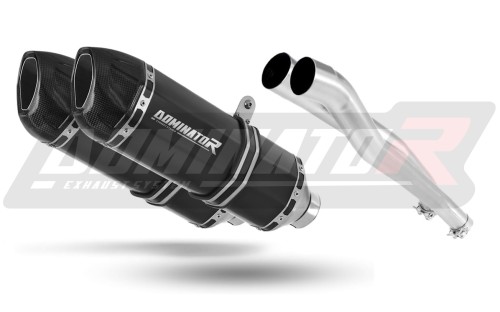 výfuk tlumič výfuku DOMINATOR HP1 černý pasuje na motocykl Kawasaki ZZR 1400 2006   2011